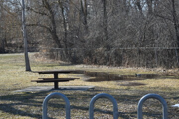 Lake McCarrons in Very Early Spring