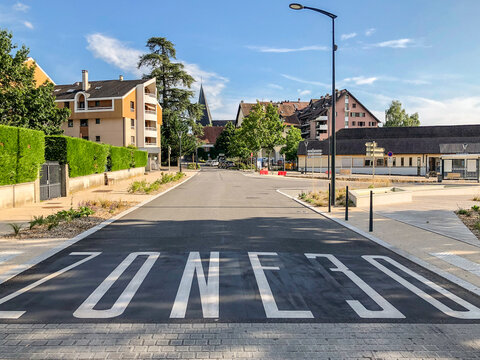 zone 30 dans un centre ville