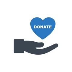 Charity donate icon