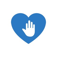 Obraz premium Heart love icon