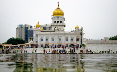 Religious place for Sikhs Bangla Sahib Gurudwara