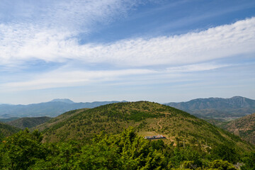 Landschaft in der Mirdita in Albanien