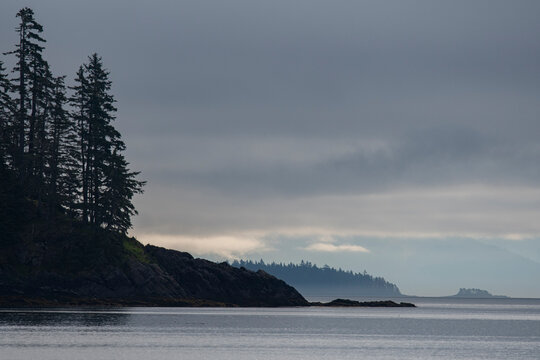 Layers Of Islands, Southeast Alaska