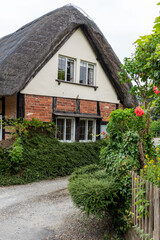 Fototapeta na wymiar english country cottage, uk, Shropshire, Brampton Bryan