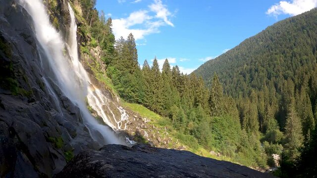 Slow Motion Waterfalls Nardis Dolomites