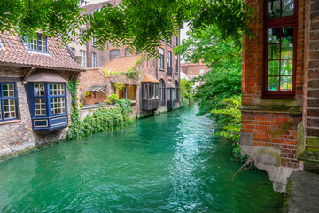 The Beautiful Medieval Town of Bruge in Belgium