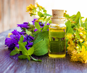 Essential Oil with Natural Herbs , Alternative Medicine