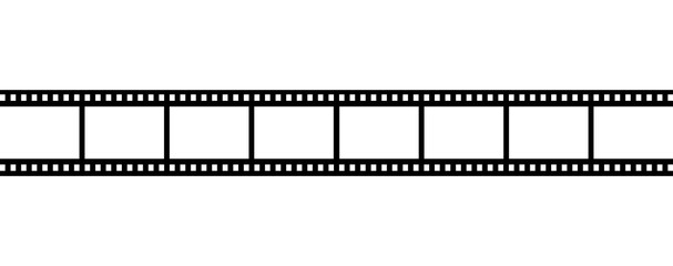 Video tape isolated on white background. Vintage cinematography vector illustration element