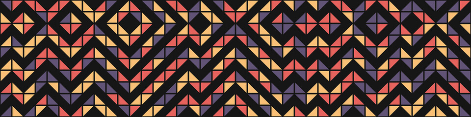 Abstract Geometric Pattern generative computational art illustration