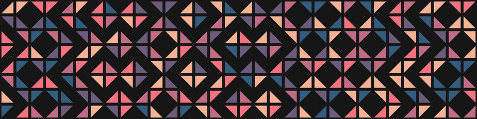 Abstract Geometric Pattern generative computational art illustration