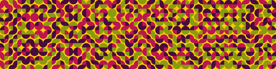 Abstract Geometric Pattern generative computational art illustration