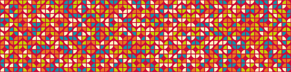 Abstract Geometric Pattern generative computational art illustration