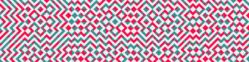 Abstract Geometric Pattern generative computational art illustration