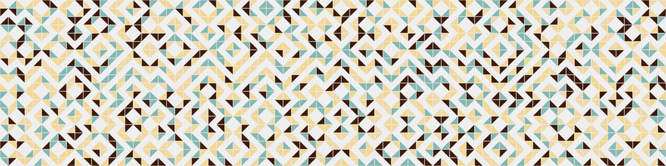Abstract Geometric Pattern generative computational art illustration