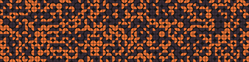 Abstract Geometric Pattern generative computational art illustration