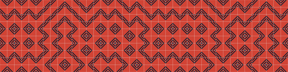 Abstract Geometric Pattern generative computational art illustration