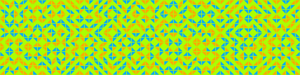 Abstract Geometric Pattern generative computational art illustration
