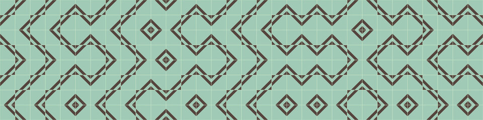 Fototapeta premium Abstract Geometric Pattern generative computational art illustration