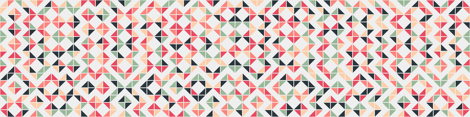 Fototapeta premium Abstract Geometric Pattern generative computational art illustration