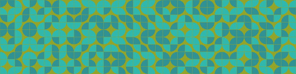 Abstract Geometric Pattern generative computational art illustration