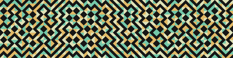 Abstract Geometric Pattern generative computational art illustration