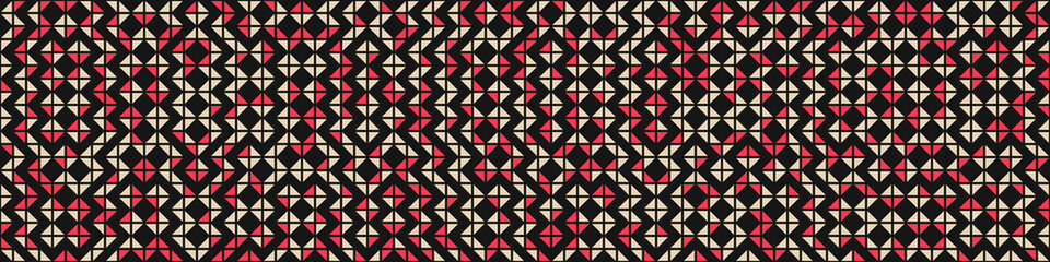 Abstract Geometric Pattern generative computational art illustration