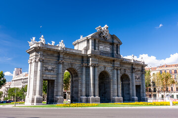 Puerta de Alcala Monument in Madrid