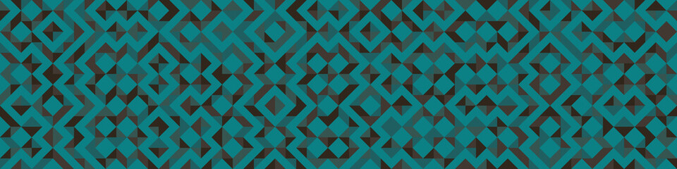 Fototapeta premium Abstract Geometric Pattern generative computational art illustration