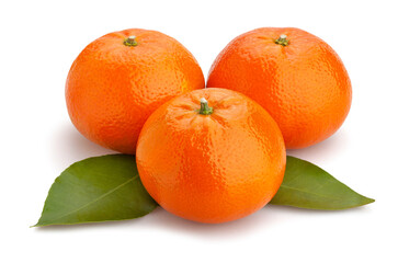 tangerine path isolated on white