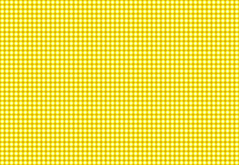 Yellow led screen background. Vector illustration.