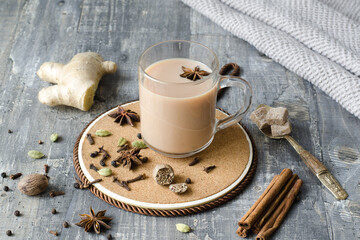 Masala tea is a national Indian tea with spices. A simple traditional method of making masala chai...