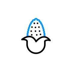 Colorful vector stock vegetables icon