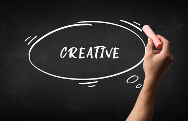 Hand drawing education concept