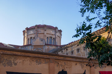 Carcel La Modelo Jail in Ensanche, Barcelona, Spain built by Salvador Viñals and José Doménech y Estapá.