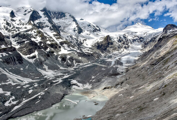 Pasterze, Großglockner, Gletscher, Gletscherzunge, Kaiser-Franz-Josefs-Höhe, Johannisberg,...
