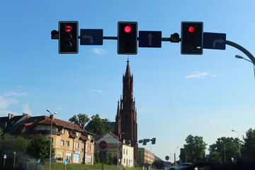 traffic light on the street
