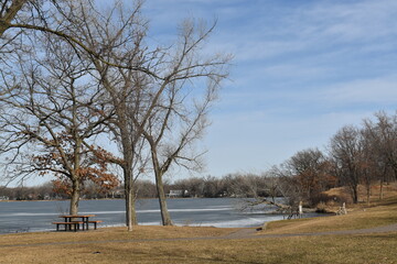 Lake Josephine in Very Early Spring