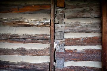 Old Log Cabin detail