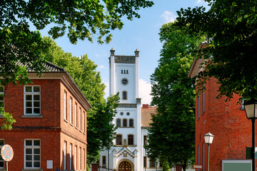 The castle in Aurich. Today, the castle houses the district government and the regional court.- Das...