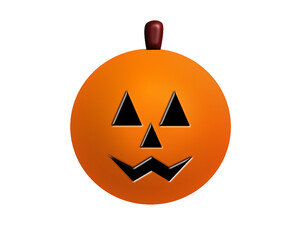 Happy orange jackolantern vector 