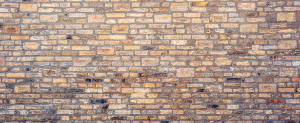 Old factory brick wall texture background