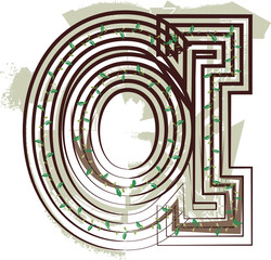 Letter a  Eco Logo Icon Design