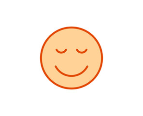 Emoji line icon. High quality outline symbol for web design or mobile app. Thin line sign for design logo. Color outline pictogram on white background