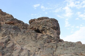 Town Madena in Saudi Arabia Mousqe sky Mountain