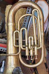 Euphonium brass instrument