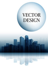 Obraz premium ビルが建ち並ぶ都市のイメージ