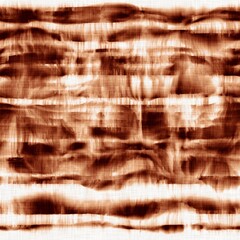 Seamless tie dye ink bleed surface pattern for print or fashion. High quality illustration. Creased and faded color dye on white woven linen textured fabric. Hippie artistic print for faux fashion.