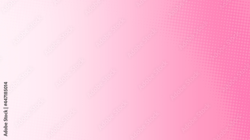 Aufkleber Dot pink pattern gradient texture background. Abstract pop art halftone and retro style.
