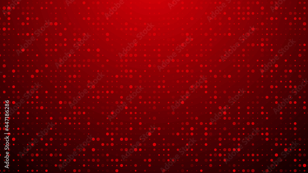 Poster abstract dot red pattern gradient texture technology background.
