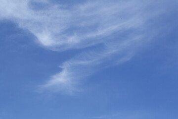 Freshness concepts- bright blue sky with clouds,